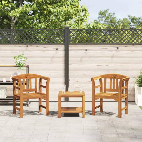 Bank Natürlicher Ölfinish 68,5 x 46 x 82,5 cm Massivholz Akazie