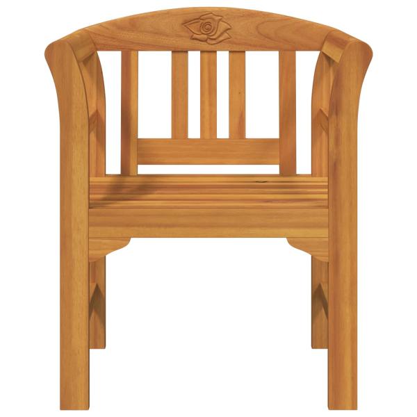 Bank Natürlicher Ölfinish 68,5 x 46 x 82,5 cm Massivholz Akazie