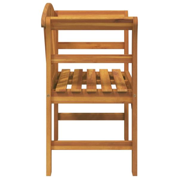 Bank Natürlicher Ölfinish 68,5 x 46 x 82,5 cm Massivholz Akazie