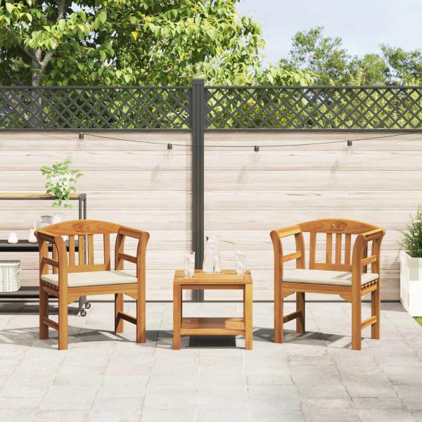 Bank Natürlicher Ölfinish 68,5 x 46 x 82,5 cm Massivholz Akazie