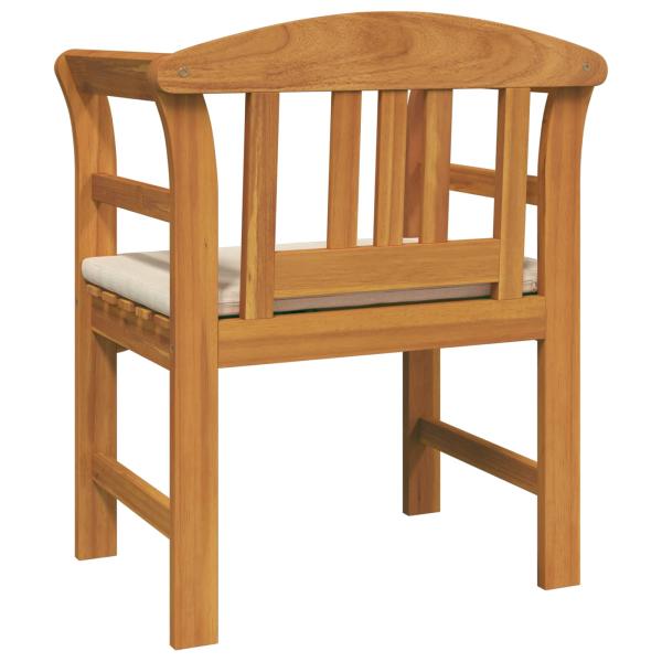 Bank Natürlicher Ölfinish 68,5 x 46 x 82,5 cm Massivholz Akazie