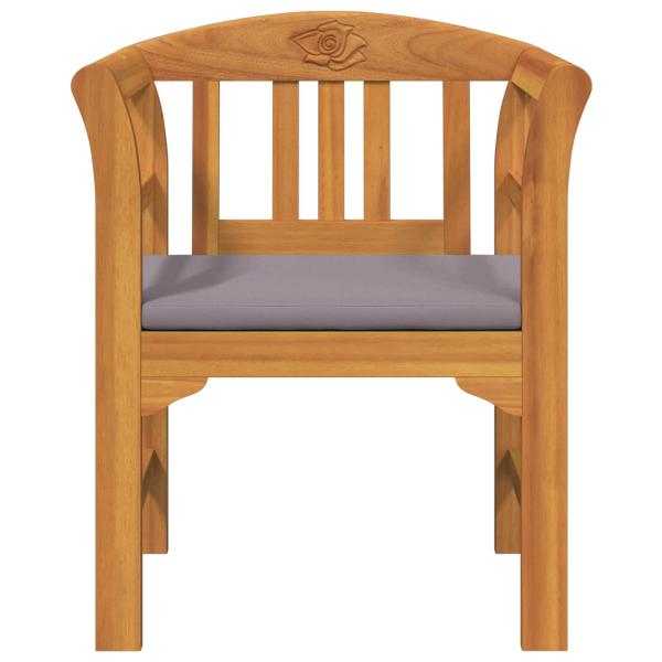 Bank Natürlicher Ölfinish 68,5 x 46 x 82,5 cm Massivholz Akazie