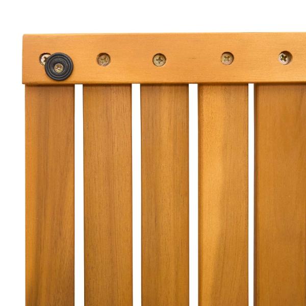 Badematte Uni Braun 60 x 40 cm Holz