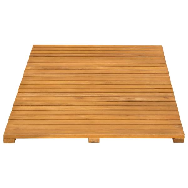 Badematte Natur 80 x 50 cm Massivholz Akazie