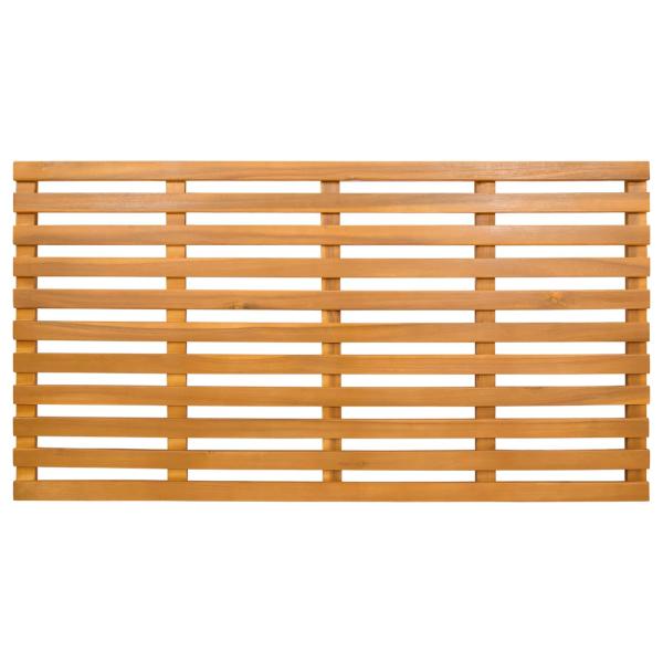 Badematte Uni Braun 100 x 53 cm Holz