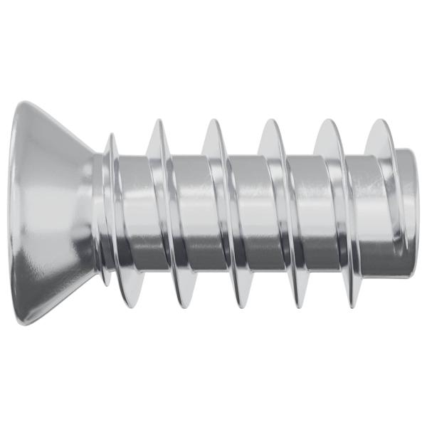 Schraube 10909 pcs Silber M6 x 12 mm Eisen