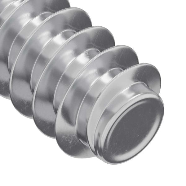 Schraube 10909 pcs Silber M6 x 12 mm Eisen