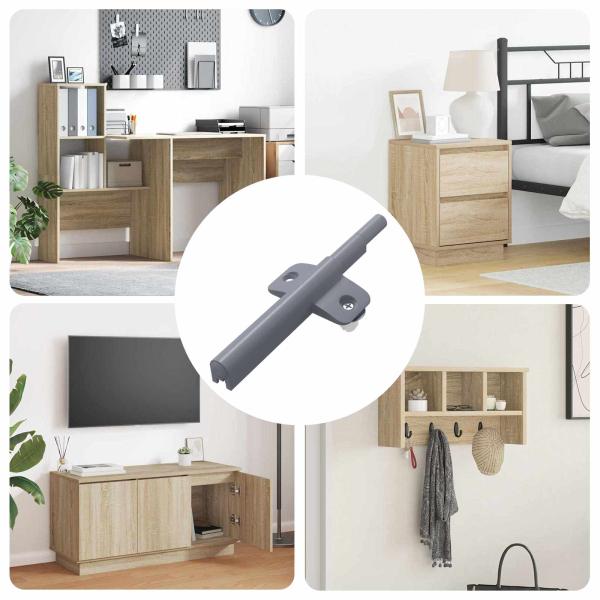 ARDEBO.de - Sanftschließer 1161 pcs Grau 125 x 47 x 15 mm PP