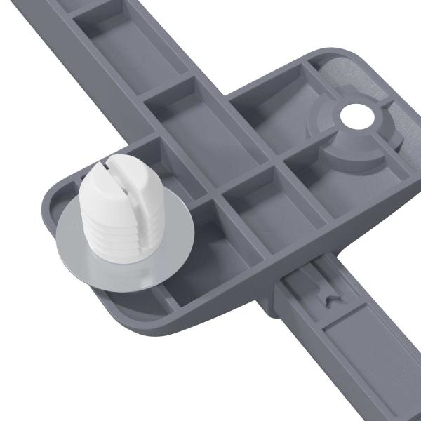 Sanftschließer 1161 pcs Grau 125 x 47 x 15 mm PP