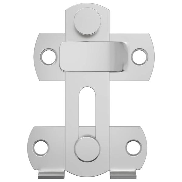 Türverschluss 12 pcs Silber 70 x 8 mm Stahl