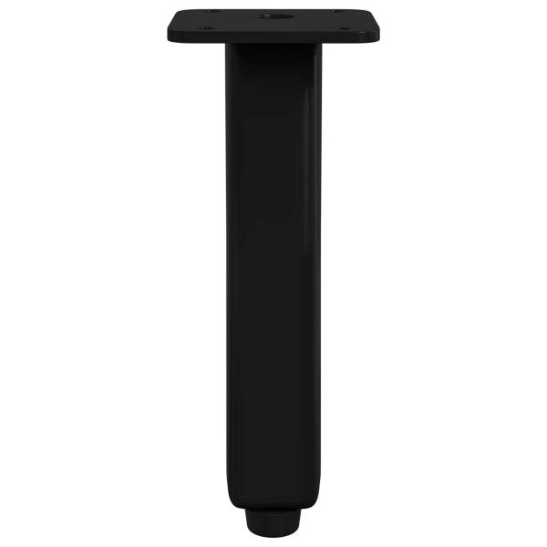 Standfüße 2 pcs Schwarz 40 x 40 x 100 mm Eisen