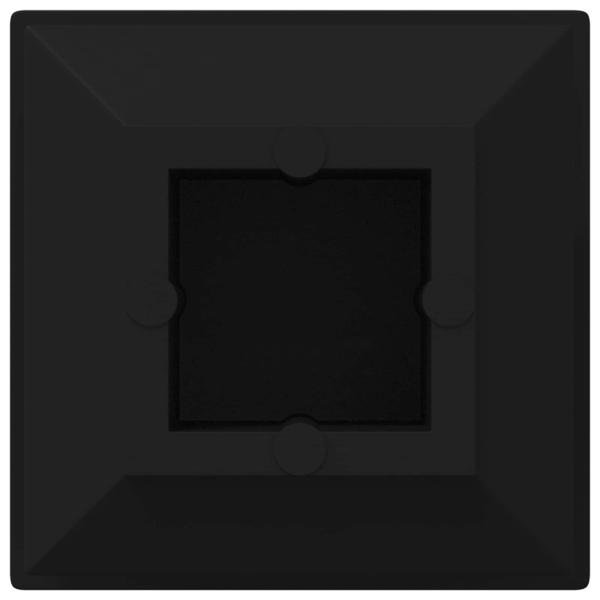 Endkappen 10909 pcs Schwarz 15 x 15 x 15 mm PP