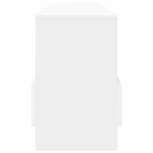 Magazinregal Weiß 102 x 30 x 45 cm