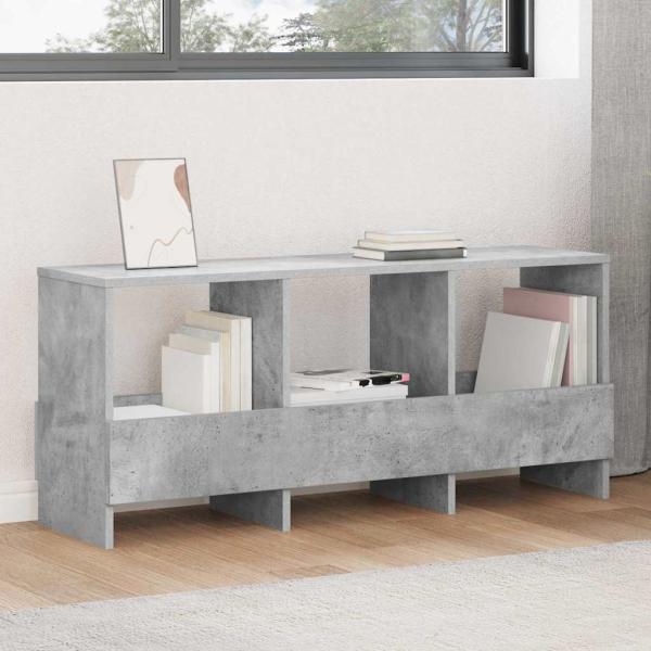 ARDEBO.de - Magazinregal Beton Grau 102 x 30 x 45 cm