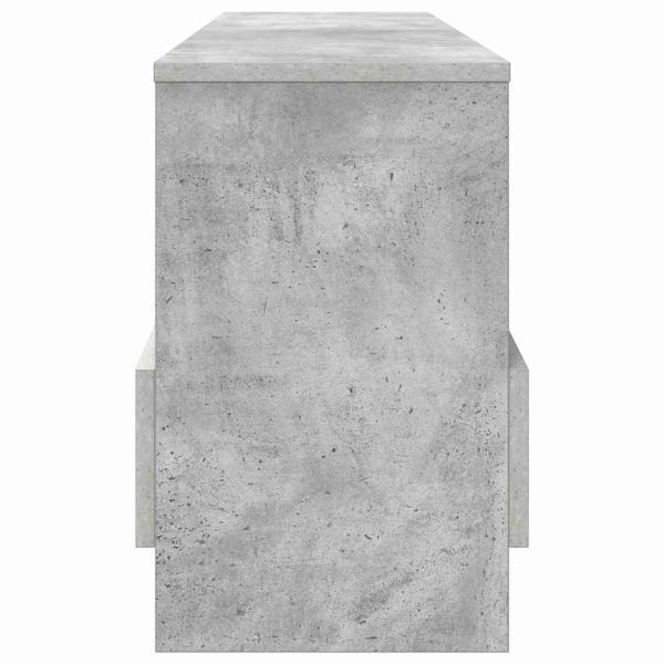 Magazinregal Beton Grau 102 x 30 x 45 cm