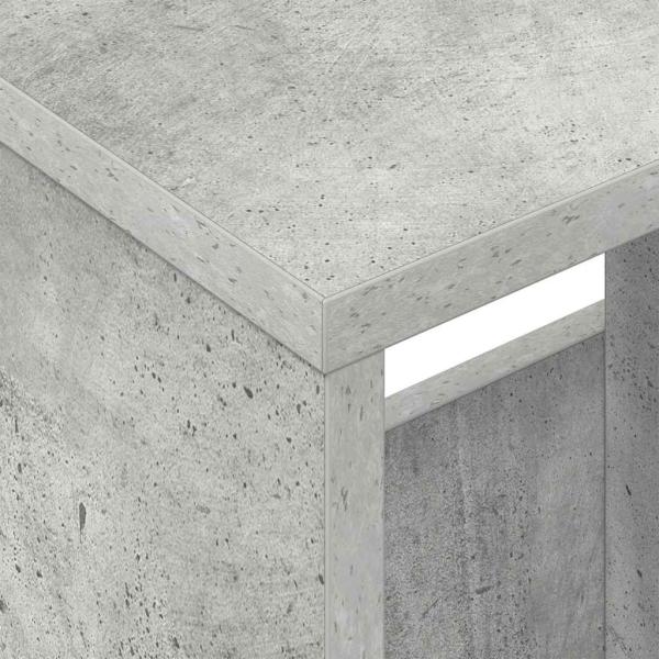 Magazinregal Beton Grau 102 x 30 x 45 cm