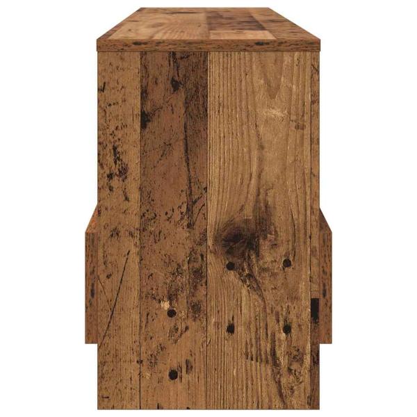 Magazinregal Altholz 102 x 30 x 45 cm