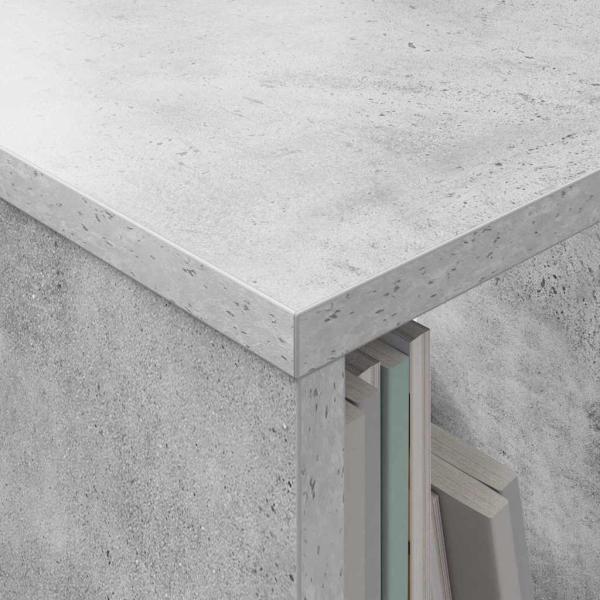 Magazinregal 2 pcs Beton Grau 35 x 30 x 45 cm