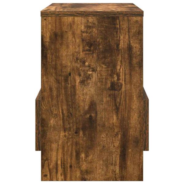 Magazinregal 2 pcs Geräucherte Eiche 35 x 30 x 45 cm