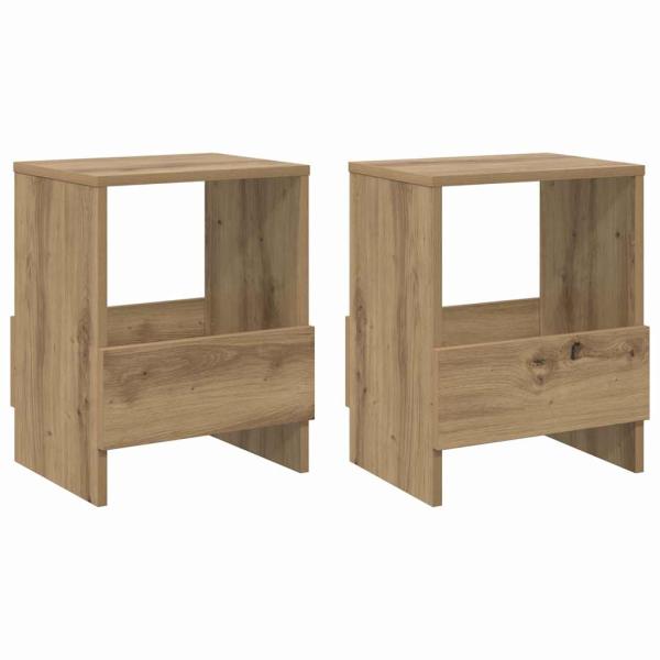 Magazinregal 2 pcs Artisan-Eiche 35 x 30 x 45 cm