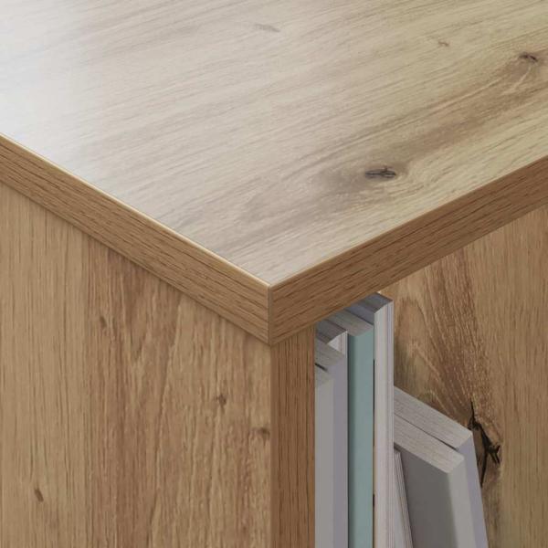 Magazinregal 2 pcs Artisan-Eiche 35 x 30 x 45 cm