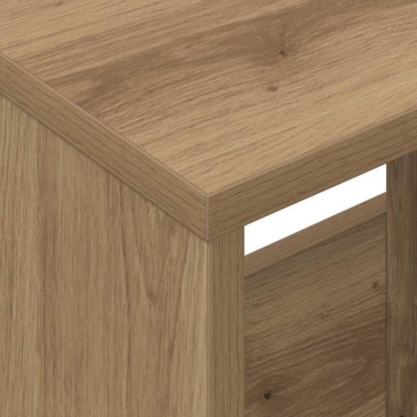 Magazinregal 2 pcs Artisan-Eiche 35 x 30 x 45 cm