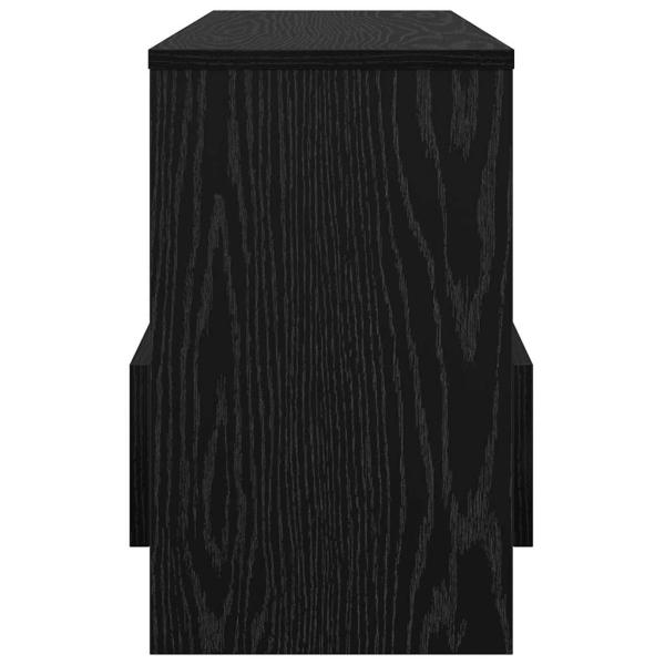 Magazinregal Schwarz Eichen-Optik 68,5 x 30 x 45 cm