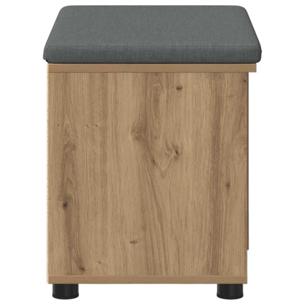 Flurbank mit Kissen Uni Artisan-Eiche 60 x 38 x 46 cm