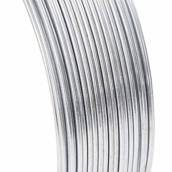 ARDEBO.de - Zaunbindedraht Silber 33 m Heißgetauchter verzinkter Draht