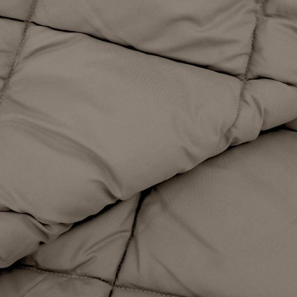 ARDEBO.de - Ganzjahresbettdecke Hellgrau 200 x 140 cm Mikrofaser
