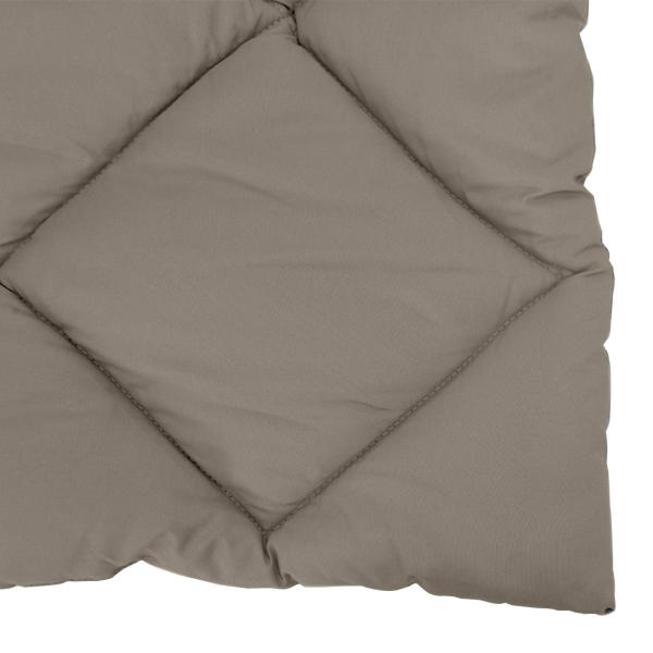 Ganzjahresbettdecke Hellgrau 200 x 140 cm Mikrofaser