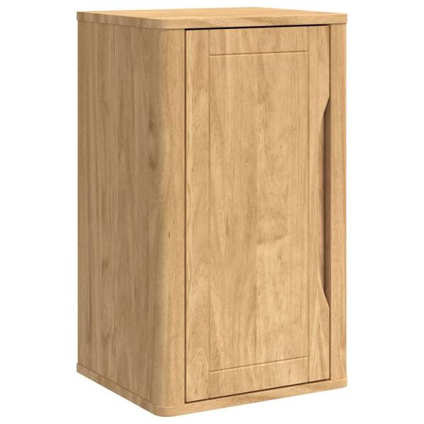 Badezimmermöbel-Set 3 pcs Wachsbraun Massives Kiefernholz