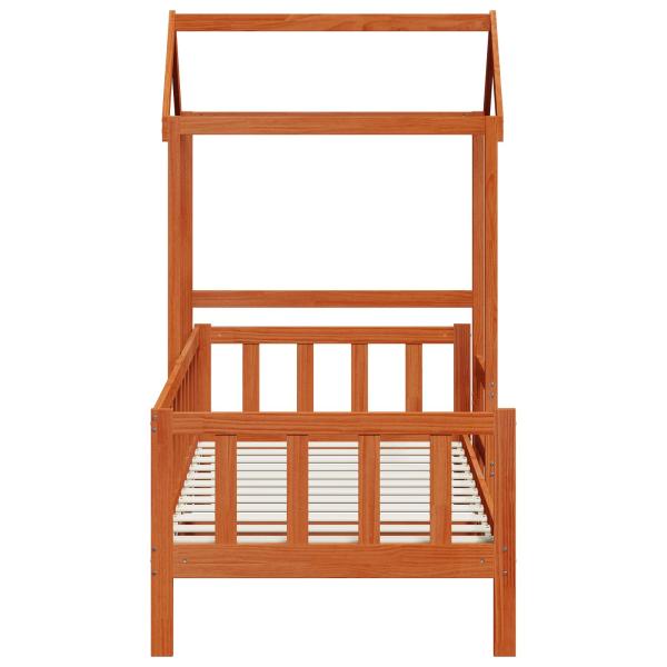 Tagesbett Set Wachsbraun Massives Kiefernholz