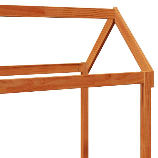 Tagesbett Set Wachsbraun Massives Kiefernholz