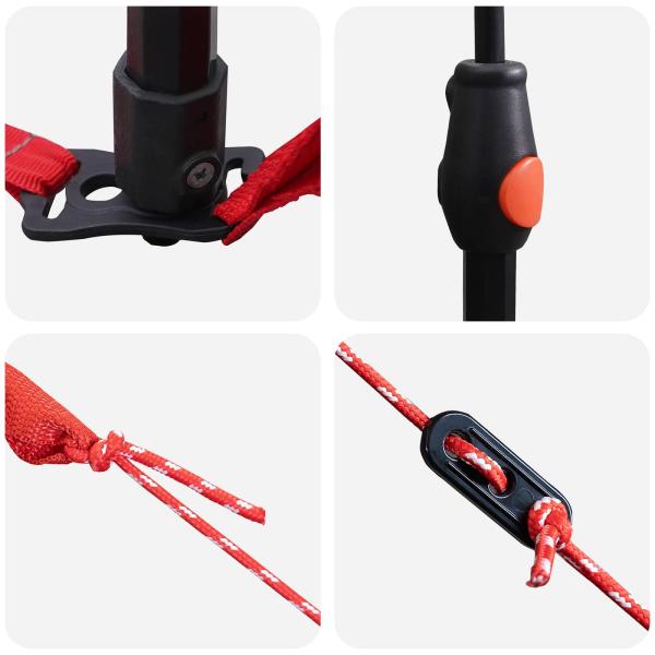 Sofort Zelt mit Speicher Azure Blau 260 x 260 x 185 cm Stahl