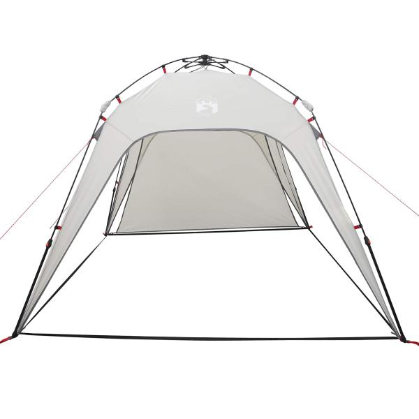 Sofort Zelt mit Speicher Grau 260 x 260 x 185 cm Stahl