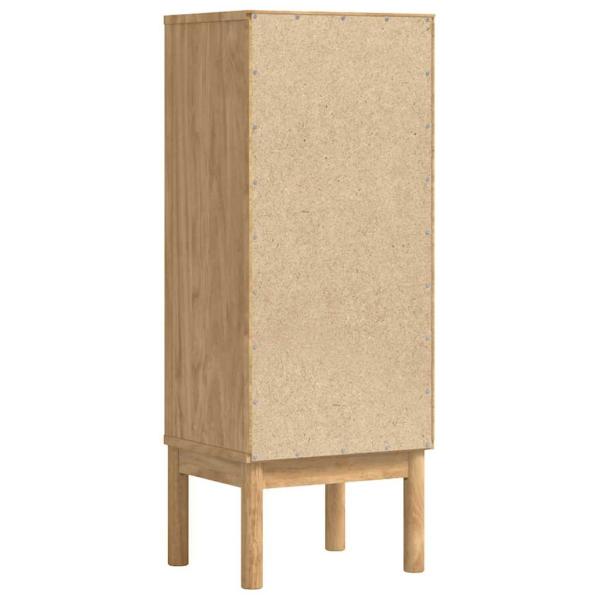Badezimmerschrank mit Schubladen Wachsbraun 35 x 30 x 85 cm