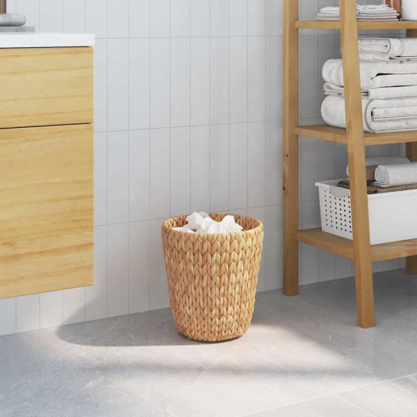 Papierabfallbehälter 2 pcs Natur Ø 25 x 28,5 cm Wasserhyazinthe