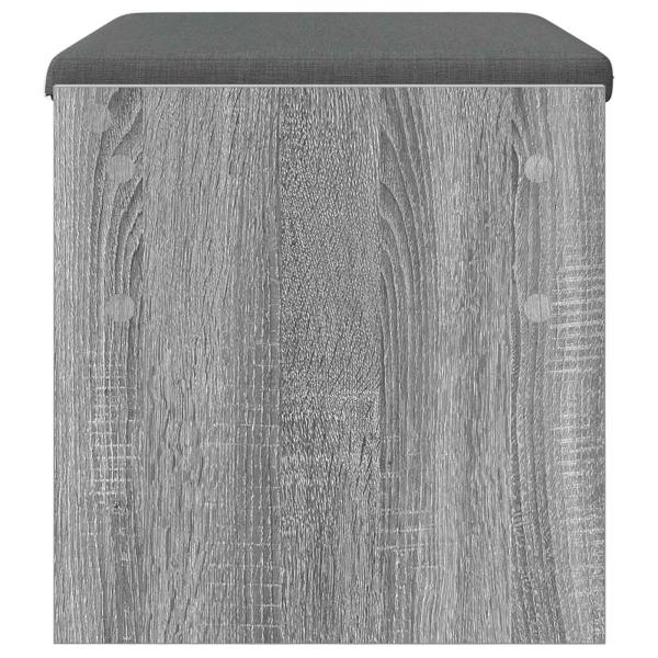 Flurbank mit Kissen Graues Sonoma 60 x 38 x 46 cm