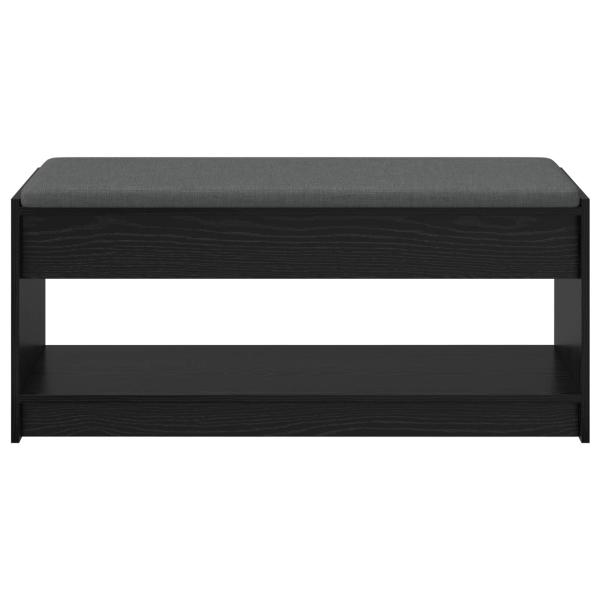Flurbank Schwarz Eichen-Optik 103 x 38 x 45 cm