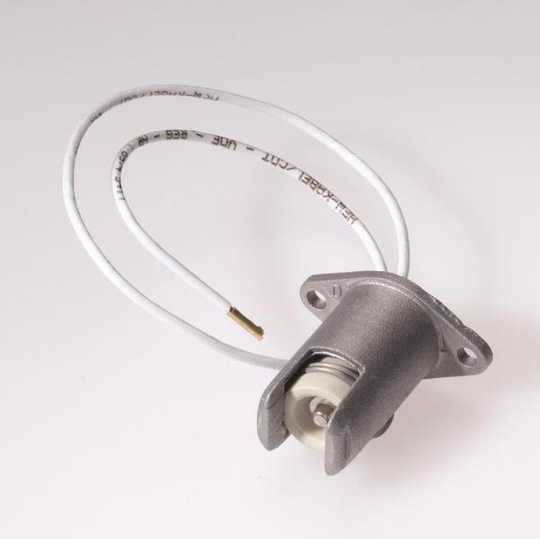 ARDEBO.de Schaum Fassung für Halogen-Glühlampen R7/RX7s, Aluminium (237711)