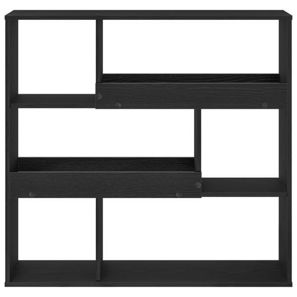 Bücherregal Schwarz Eichen-Optik 100 x 33 x 94,5 cm