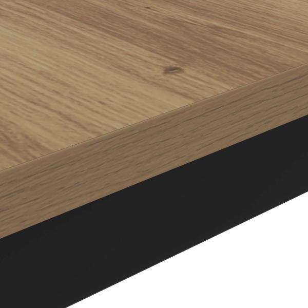 Couchtisch Kunsthandwerk Eiche 100 x 50 x 45 cm Holzwerkstoff