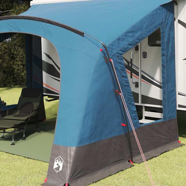 Caravan Zelt mit Dach mit Speicher Blau 400 x 270 x 245 cm