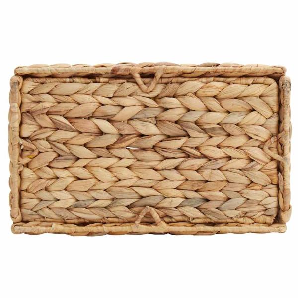 Hängetopf mit Speicher Natur 30 x 17,5 x 38 cm Wasserhyazinthe