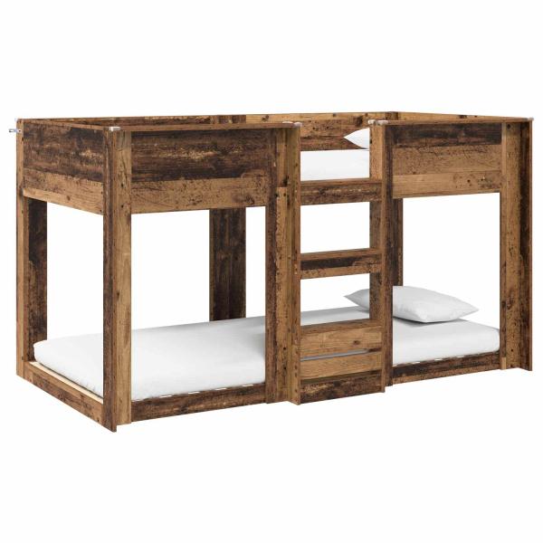 Etagenbett für Kinder Altholz 75 x 190 cm Holzwerkstoff