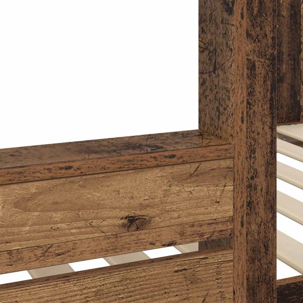 Etagenbett für Kinder Altholz 75 x 190 cm Holzwerkstoff