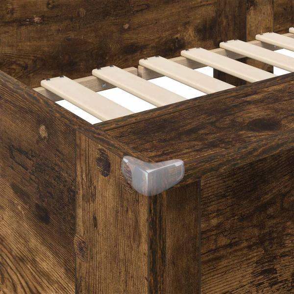 Etagenbett für Kinder Geräucherte Eiche 90 x 190 cm