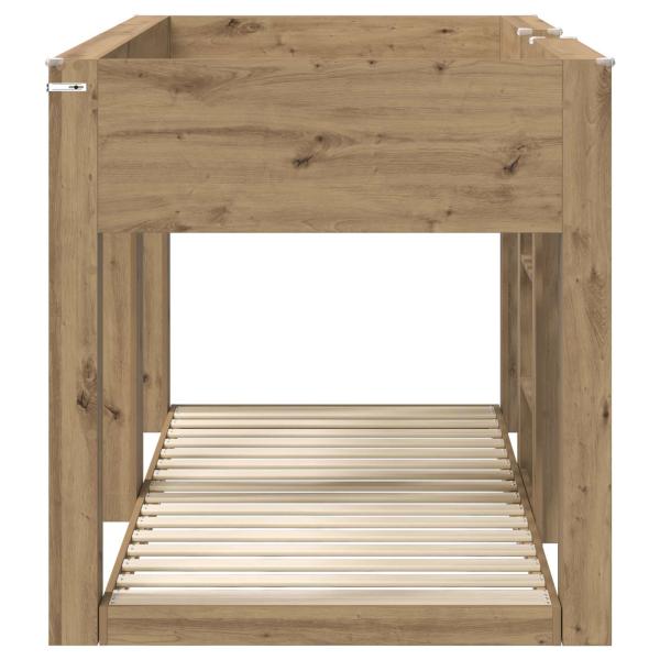 Etagenbett für Kinder Artisan-Eiche 90 x 190 cm Holzwerkstoff