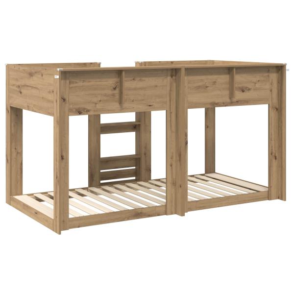Etagenbett für Kinder Artisan-Eiche 90 x 190 cm Holzwerkstoff